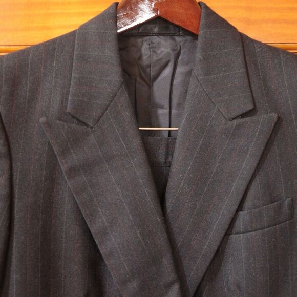 Lady Brittany Black Skirt Suit Midi Skirt and Blazer Jacket 10 - Picture 3 of 16